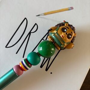 Disney Doorables: Toy Story: Mr. Pricklepants handmade beaded pen